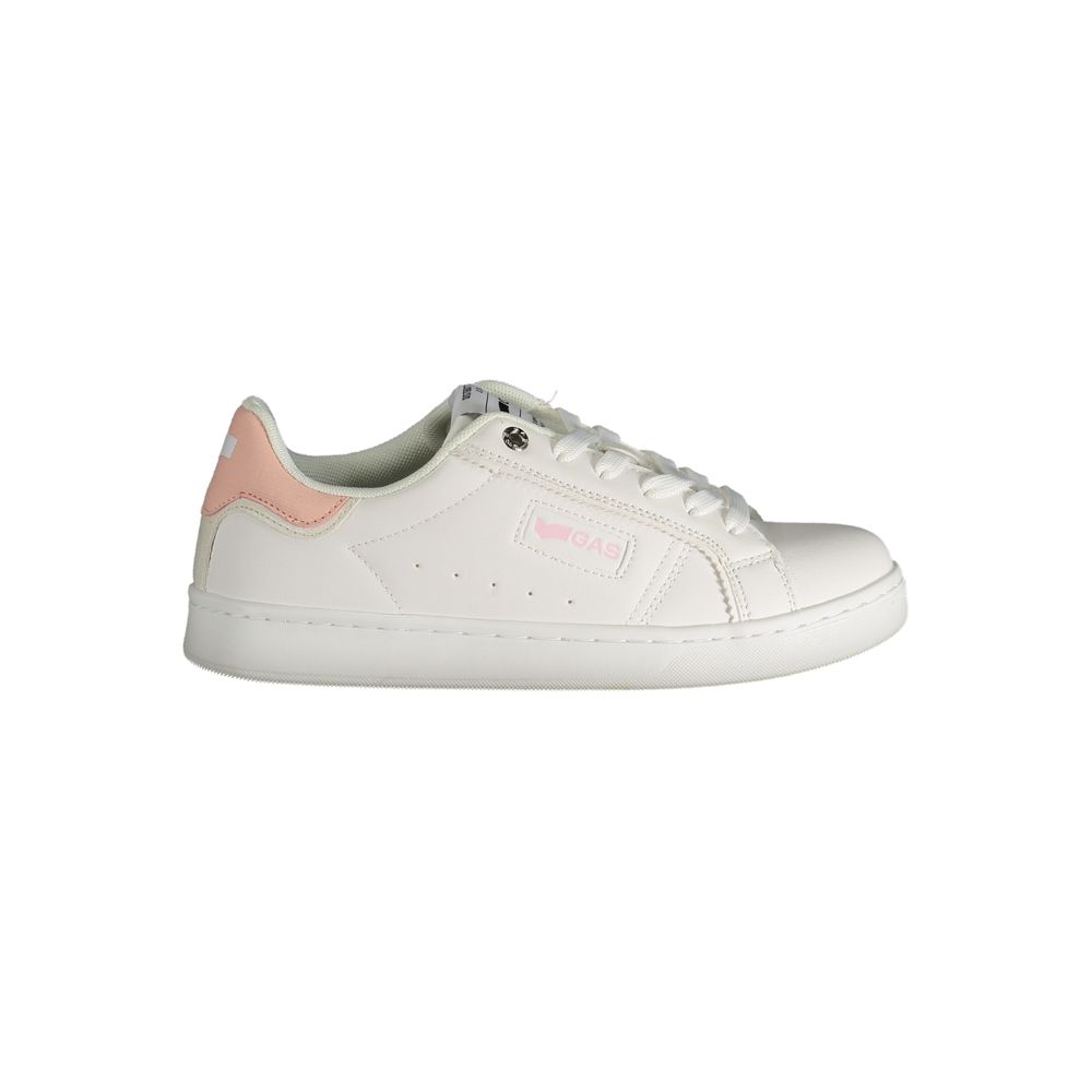 Gas Weiß Polyester Damen Sneaker