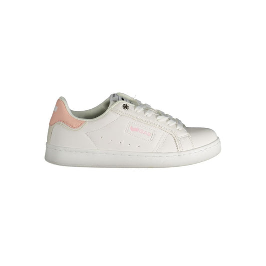 Gas Weiß Polyester Damen Sneaker