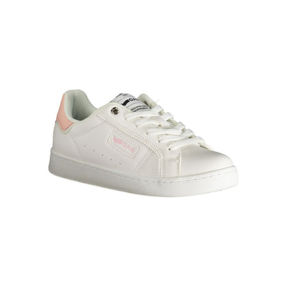 Gas Weiß Polyester Damen Sneaker