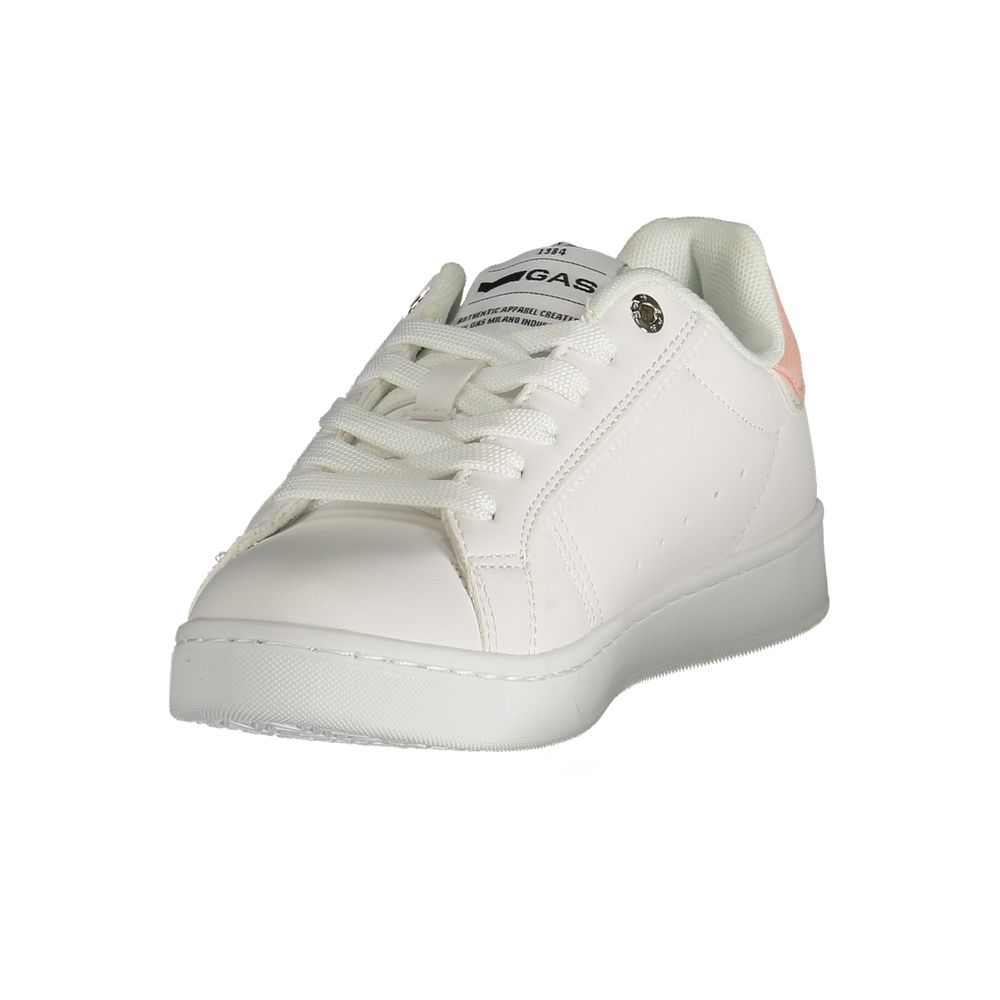 Gas Weiß Polyester Damen Sneaker