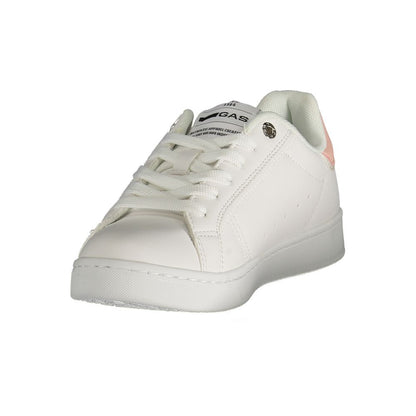 Gas Weiß Polyester Damen Sneaker