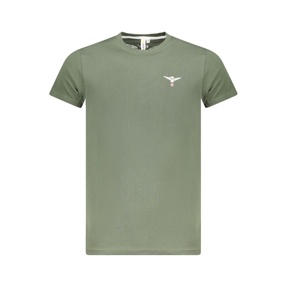 Grünes Baumwoll-T-Shirt der Accademia Militare