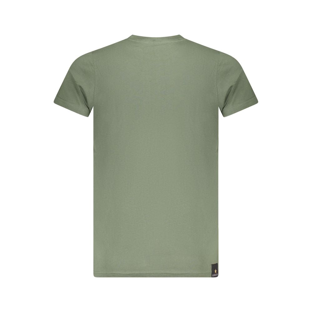 Grünes Baumwoll-T-Shirt der Accademia Militare