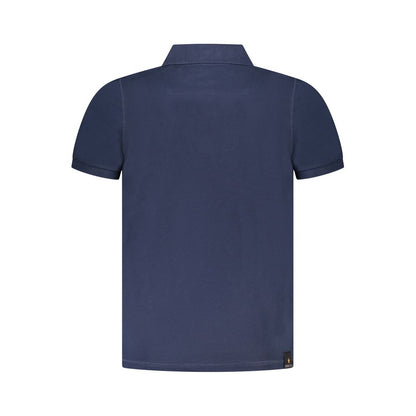 Blaues Baumwoll-Poloshirt der Accademia Militare
