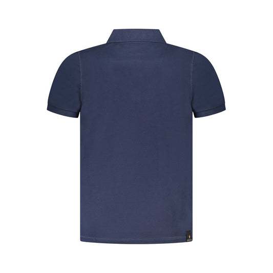 Blaues Baumwoll-Poloshirt der Accademia Militare