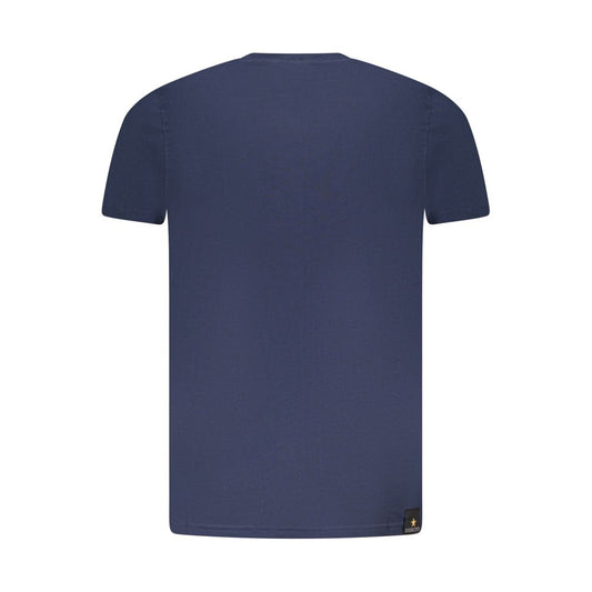 Blaues Baumwoll-T-Shirt der Accademia Militare