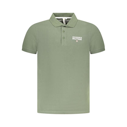 Grünes Baumwoll-Poloshirt der Accademia Militare