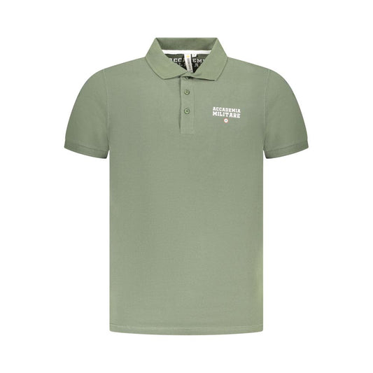 Grünes Baumwoll-Poloshirt der Accademia Militare