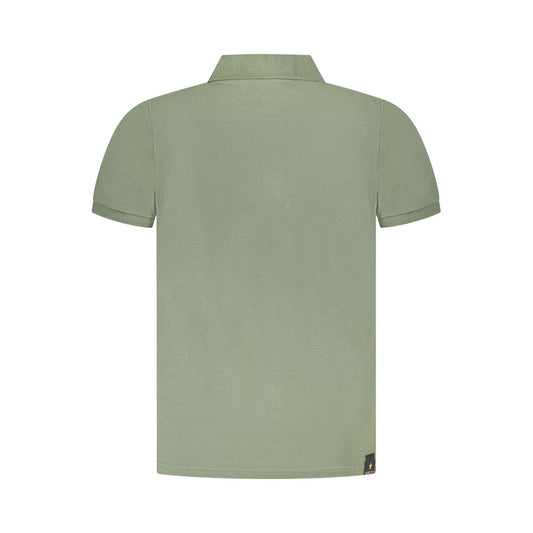 Grünes Baumwoll-Poloshirt der Accademia Militare