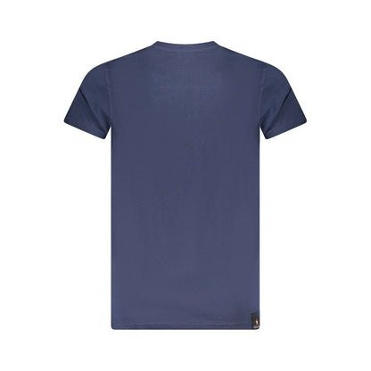 Blaues Baumwoll-T-Shirt der Accademia Militare