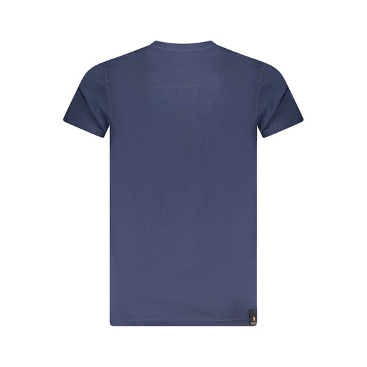 Blaues Baumwoll-T-Shirt der Accademia Militare