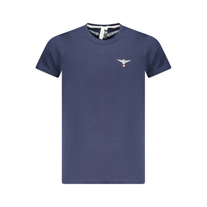 Blaues Baumwoll-T-Shirt der Accademia Militare