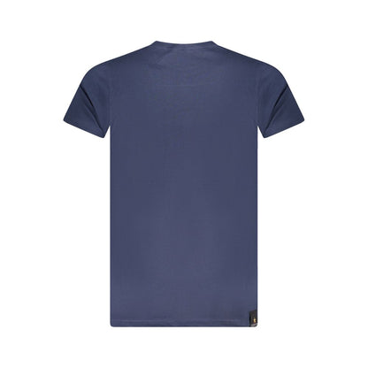 Blaues Baumwoll-T-Shirt der Accademia Militare