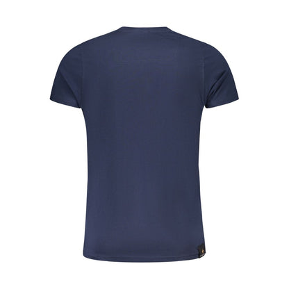 Blaues Baumwoll-T-Shirt der Accademia Militare