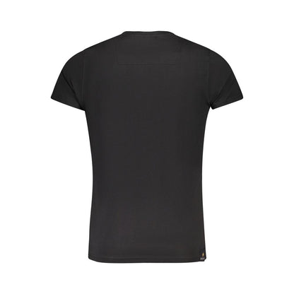 Schwarzes Baumwoll-T-Shirt von Accademia Militare
