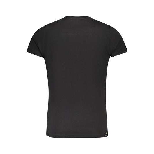 Schwarzes Baumwoll-T-Shirt von Accademia Militare