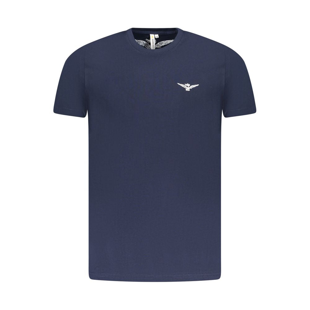 Blaues Baumwoll-T-Shirt der Accademia Militare