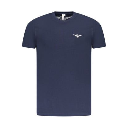 Blaues Baumwoll-T-Shirt der Accademia Militare