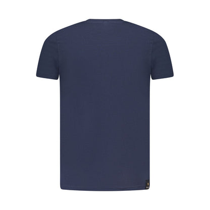 Blaues Baumwoll-T-Shirt der Accademia Militare