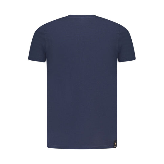 Blaues Baumwoll-T-Shirt der Accademia Militare