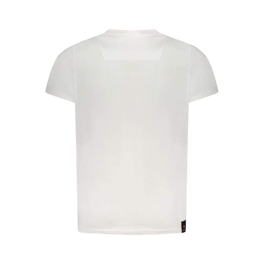 Weißes Baumwoll-T-Shirt der Accademia Militare