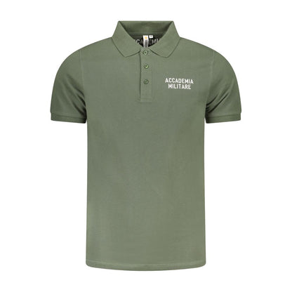 Grünes Baumwoll-Poloshirt der Accademia Militare