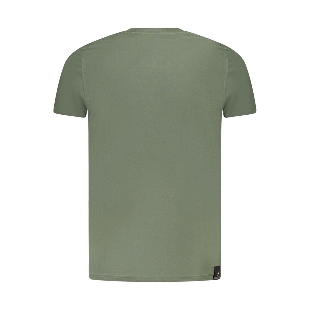 Grünes Baumwoll-T-Shirt der Accademia Militare