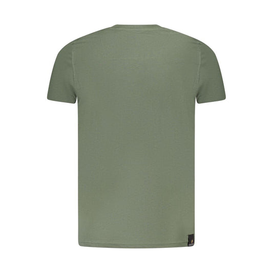 Grünes Baumwoll-T-Shirt der Accademia Militare