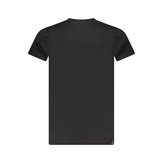 Schwarzes Baumwoll-T-Shirt von Accademia Militare