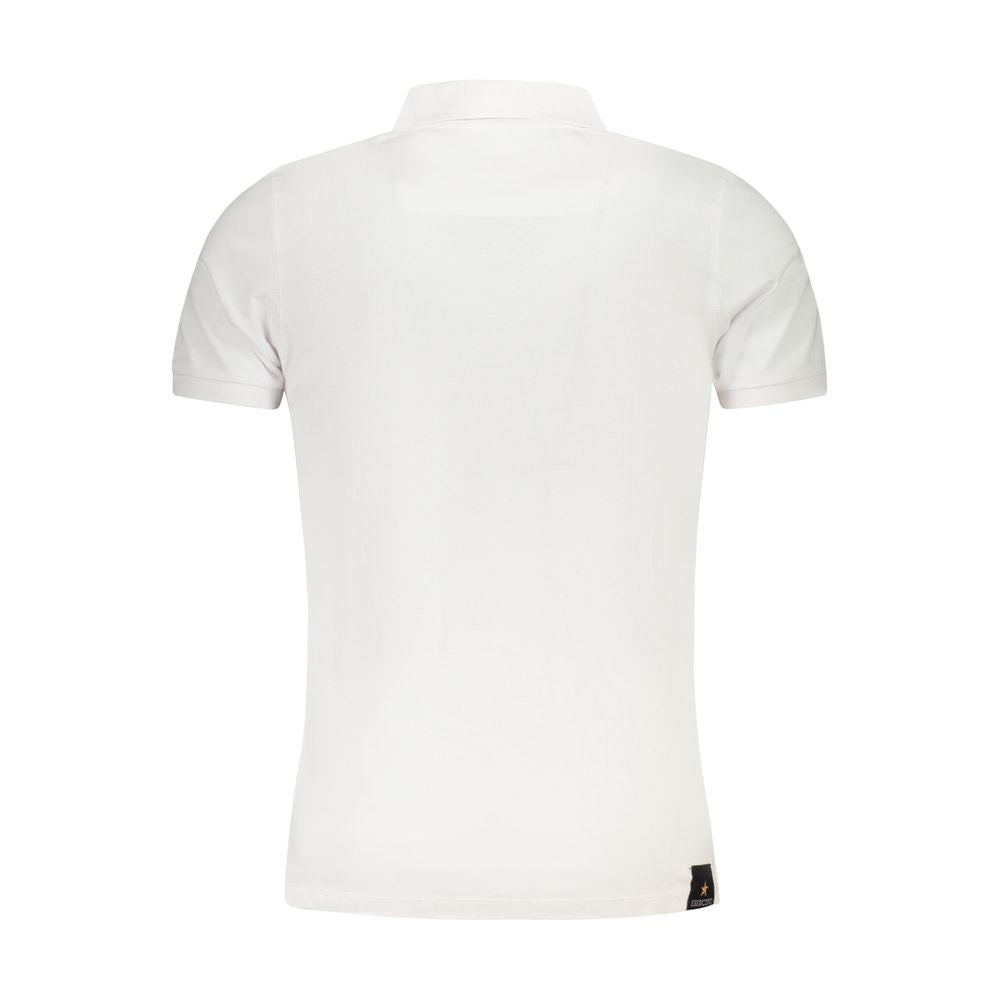 Accademia Militare Poloshirt aus weißer Baumwolle