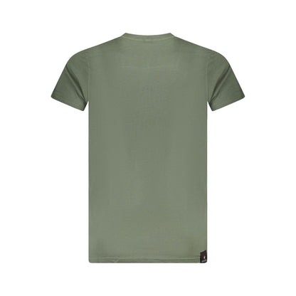 Grünes Baumwoll-T-Shirt der Accademia Militare