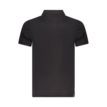 Poloshirt aus schwarzer Baumwolle der Accademia Militare