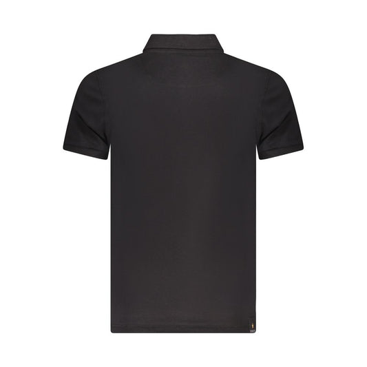 Poloshirt aus schwarzer Baumwolle der Accademia Militare