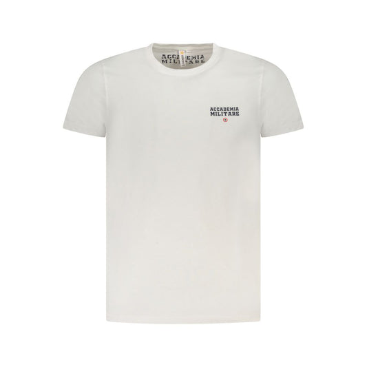 Weißes Baumwoll-T-Shirt der Accademia Militare