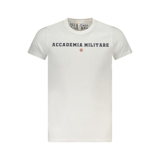 Weißes Baumwoll-T-Shirt der Accademia Militare