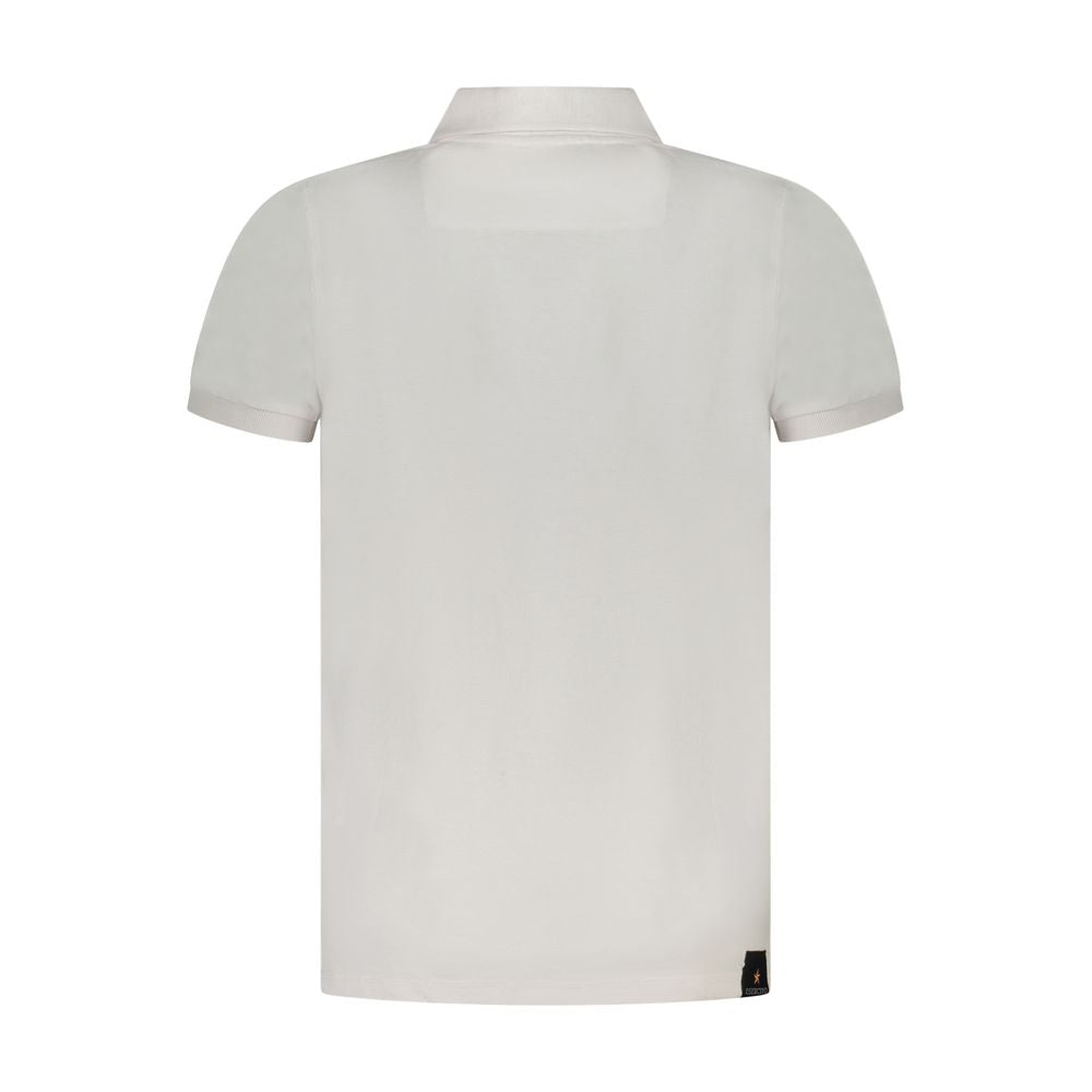 Accademia Militare Poloshirt aus weißer Baumwolle
