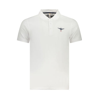 Accademia Militare Poloshirt aus weißer Baumwolle