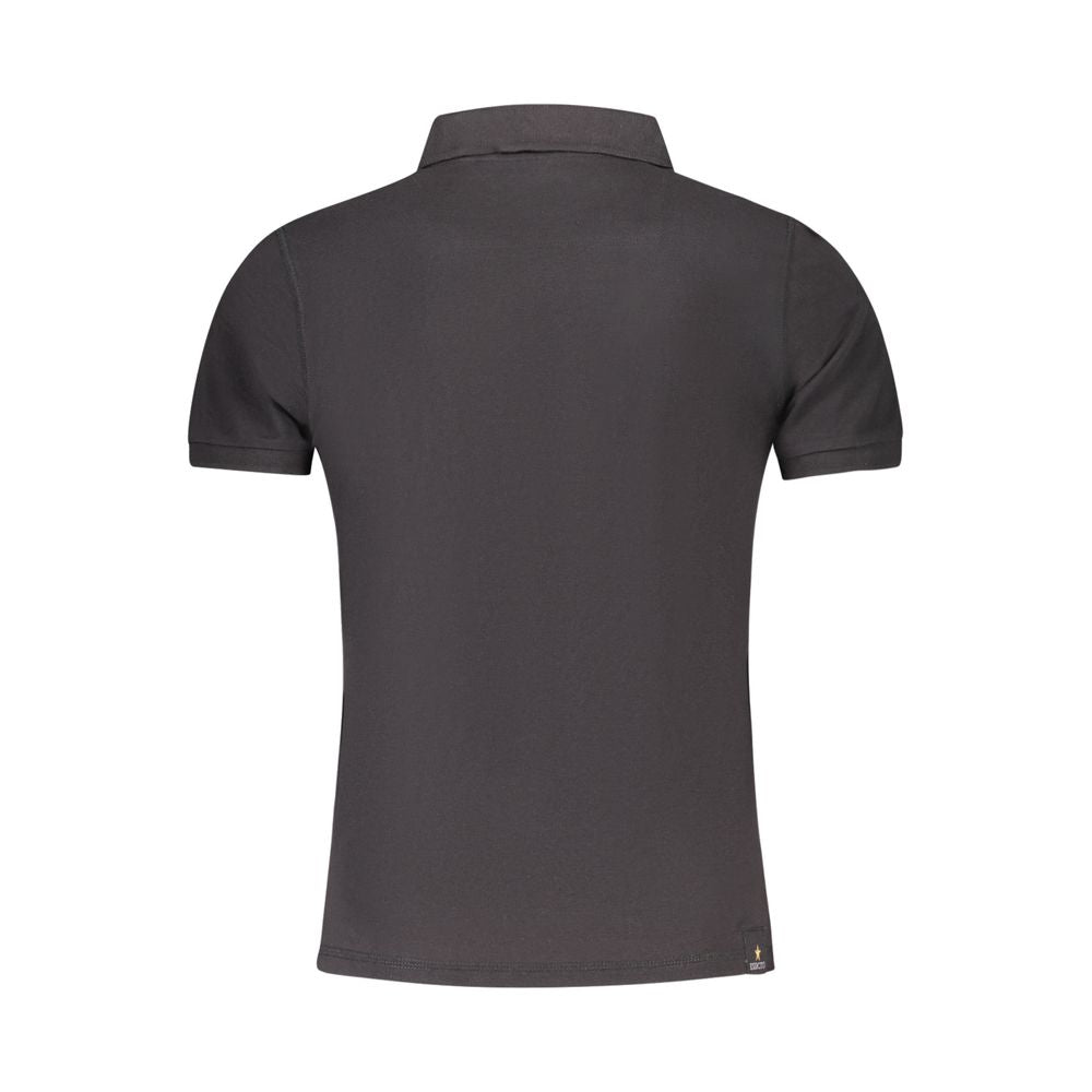 Poloshirt aus schwarzer Baumwolle von Accademia Militare