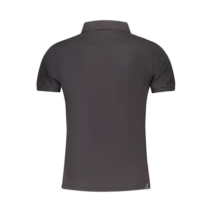 Poloshirt aus schwarzer Baumwolle von Accademia Militare
