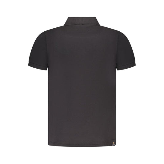 Poloshirt aus schwarzer Baumwolle von Accademia Militare