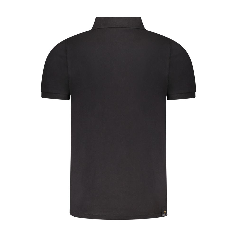 Poloshirt aus schwarzer Baumwolle von Accademia Militare