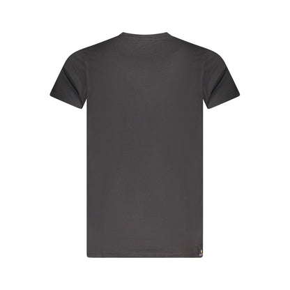 Schwarzes Baumwoll-T-Shirt von Accademia Militare