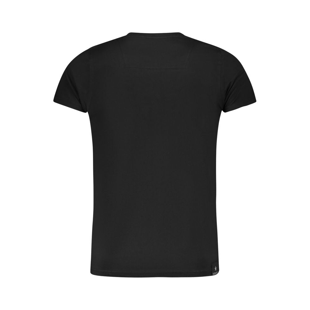 Schwarzes Baumwoll-T-Shirt von Accademia Militare