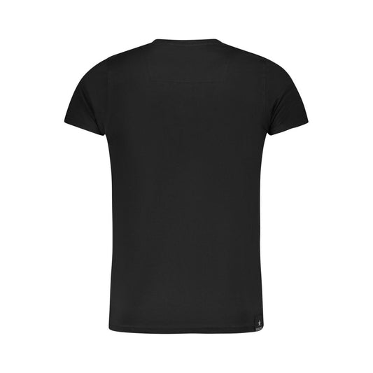 Schwarzes Baumwoll-T-Shirt von Accademia Militare
