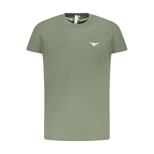 Grünes Baumwoll-T-Shirt der Accademia Militare