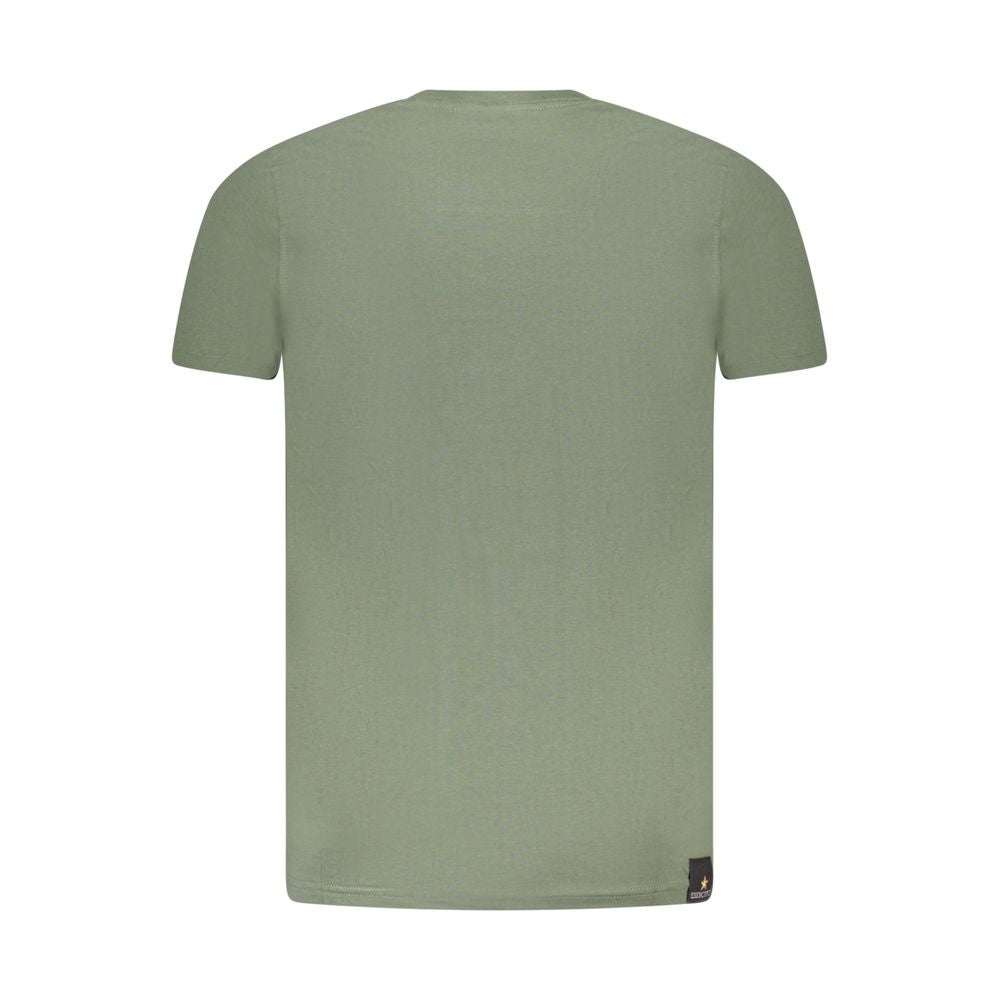 Grünes Baumwoll-T-Shirt der Accademia Militare