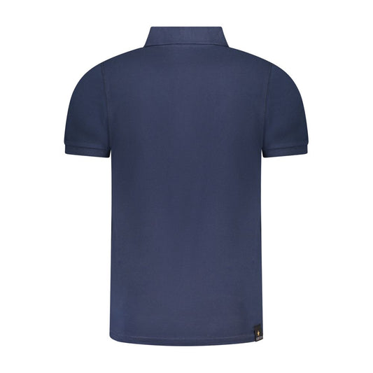 Blaues Baumwoll-Poloshirt der Accademia Militare