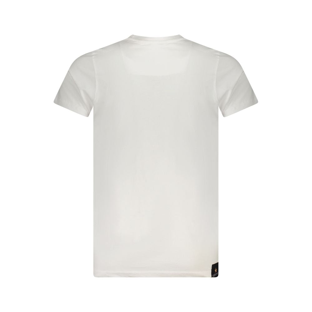 Weißes Baumwoll-T-Shirt der Accademia Militare