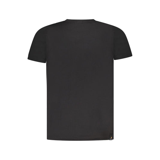 Schwarzes Baumwoll-T-Shirt von Accademia Militare