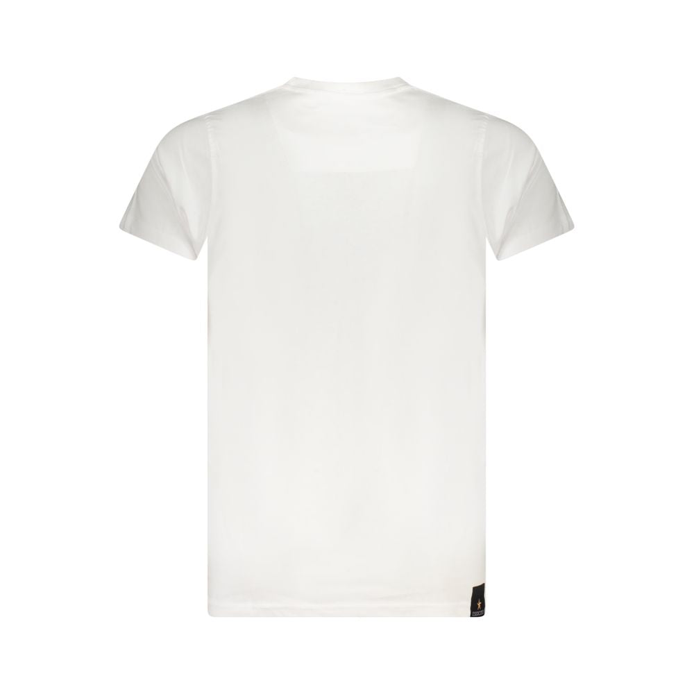 Weißes Baumwoll-T-Shirt der Accademia Militare